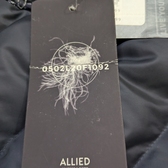 Eddie Bauer Crystal Ridge 550 Down Parka Womens 2XL Navy Fur Hood Puffer Duffle - Picture 7 of 11